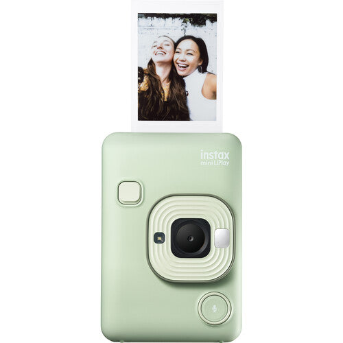 FUJIFILM INSTAX Mini LiPlay Hybrid Instant Camera - 2024 New Version, USB-C (Matcha Green)