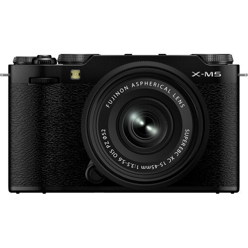 FUJIFILM X-M5 Mirrorless Camera w/ XC 15-45mm Kit Lens (Black)