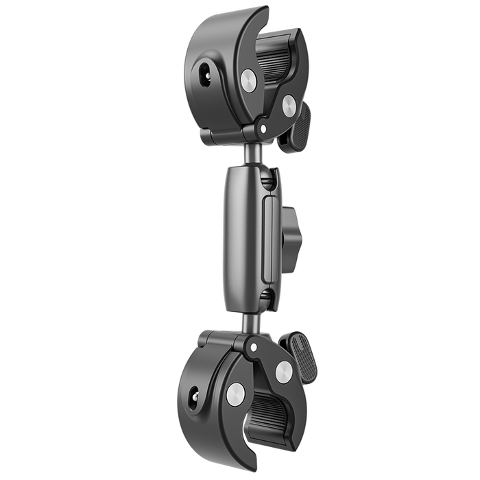 TELESIN Double-headed Crab Clamp Bike/ Motorcycle Pipe/ Tube/ Handlebar Clamp