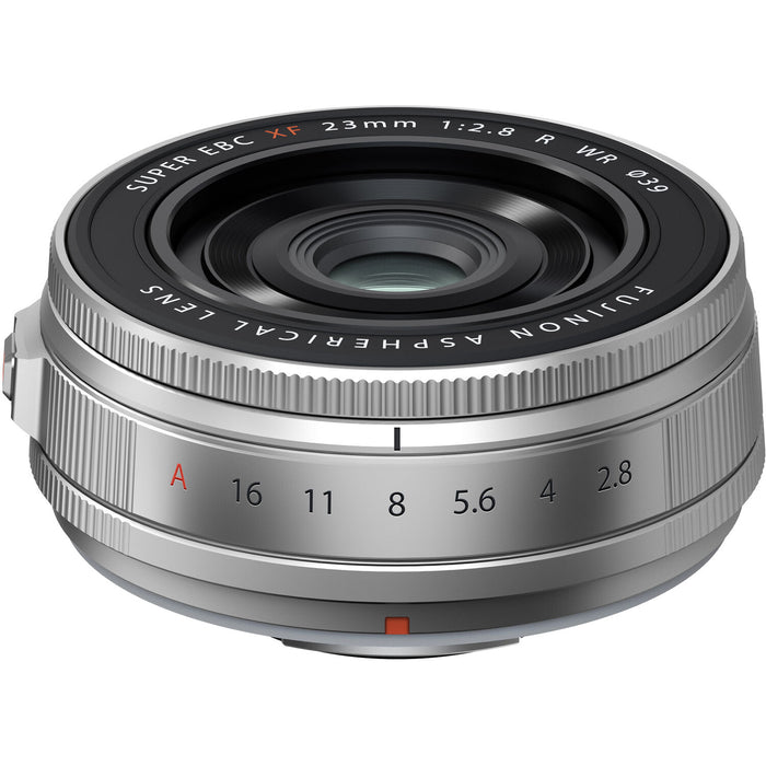 FUJIFILM XF 23mm f/2.8 R WR Lens for Fujifilm X Mount (Silver)