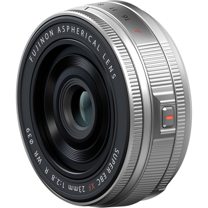 FUJIFILM XF 23mm f/2.8 R WR Lens for Fujifilm X Mount (Silver)