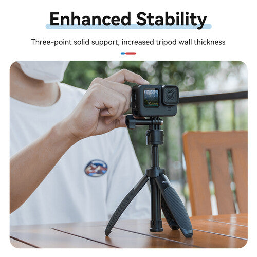 TELESIN Quick Release Selfie Stick 2.0 with Mini Tripod