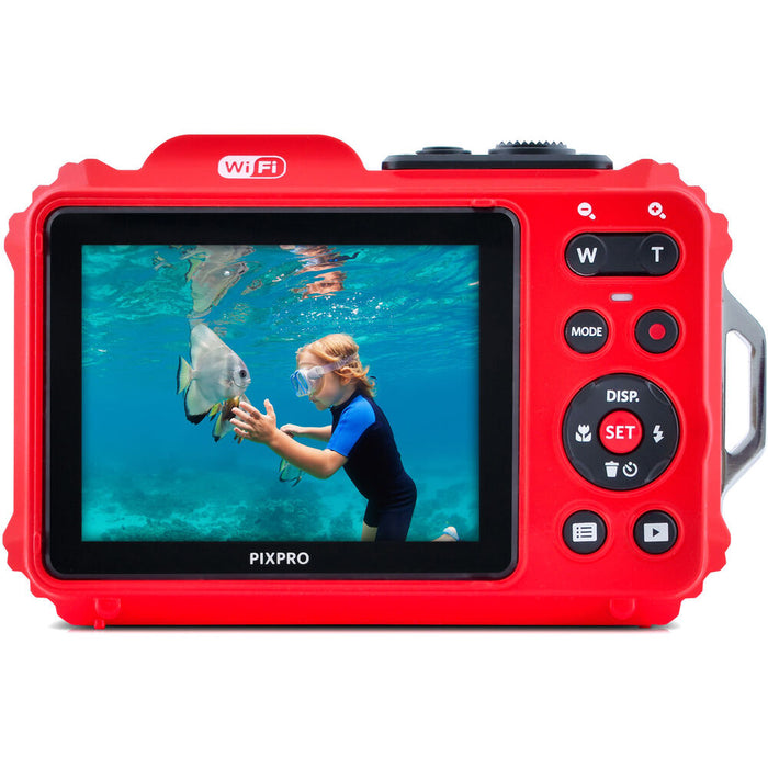 KODAK PIXPRO WPZ2 Rugged Waterproof Digital Camera (Red)