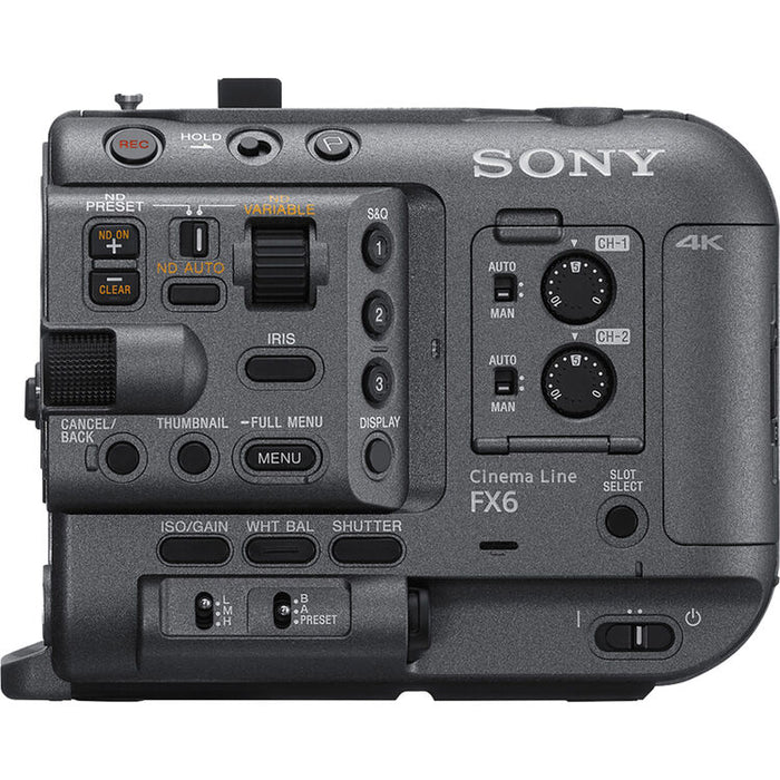 SONY FX6 Cinema Line Full-Frame Camera - Body only