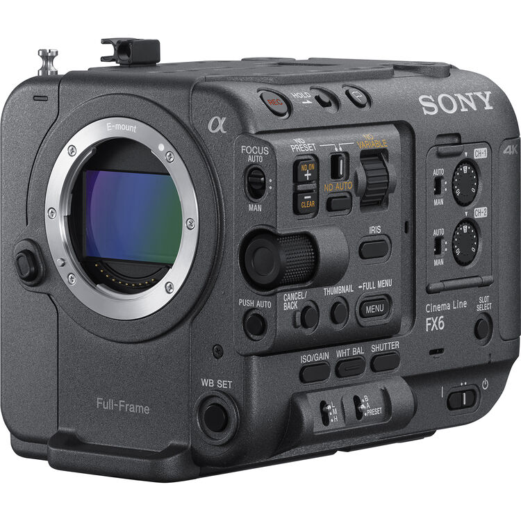 SONY FX6 Cinema Line Full-Frame Camera - Body only — 673SHOP.com