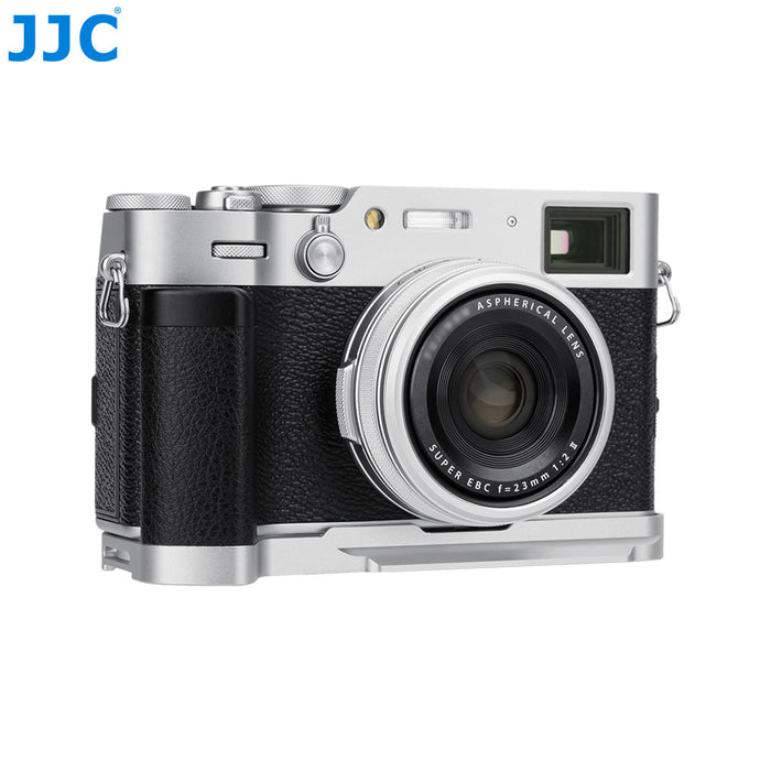 JJC Camera Hand Grip for Fujifilm X100VI (Silver)