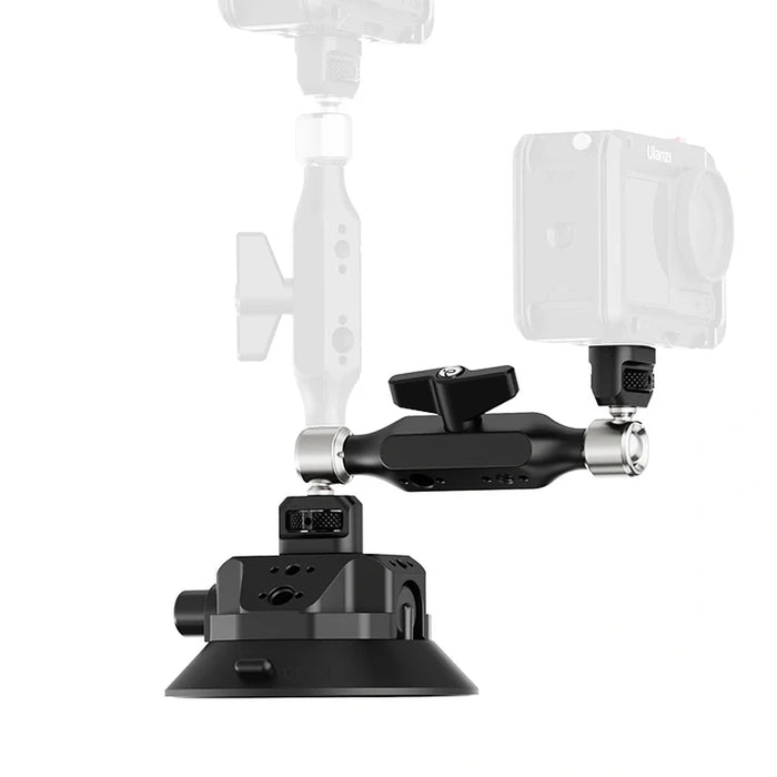 (BUNDLE) ULANZI TB15 Suction Cup Mount w/ Pro Magic Arm