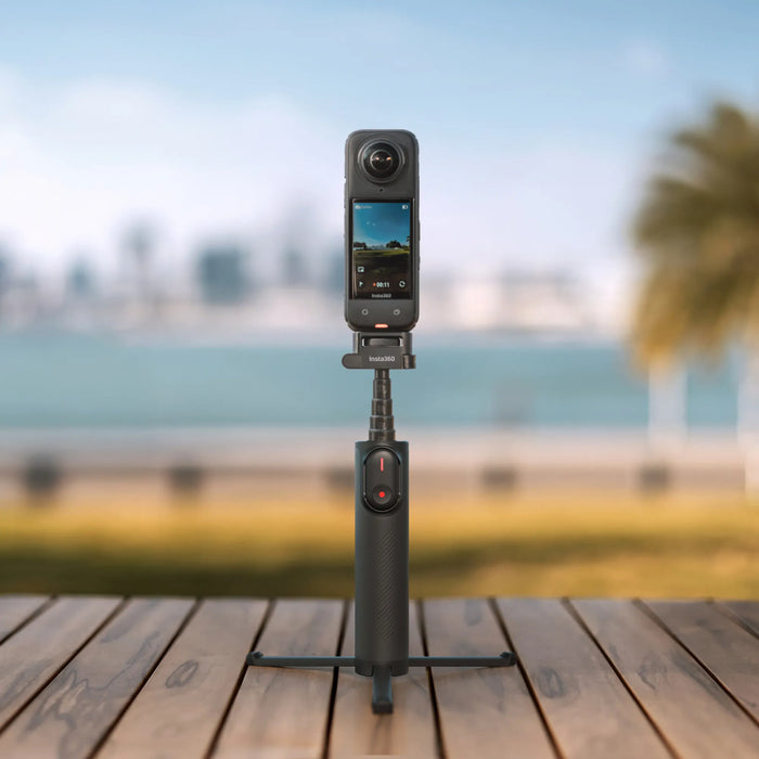 INSTA360 Foldable 2-in-1 Invisible Selfie Stick + Tripod + Remote Kit - 58.5cm, 1/4" Mount