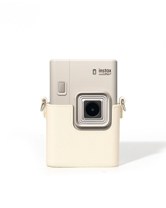 OEM (Generic) Faux Leather Case for Fujifilm Instax Mini LiPlay+ (Beige)