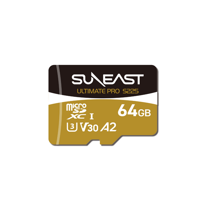 SUNEAST Ultimate PRO DDR225 Series V30 microSD Card - 64GB