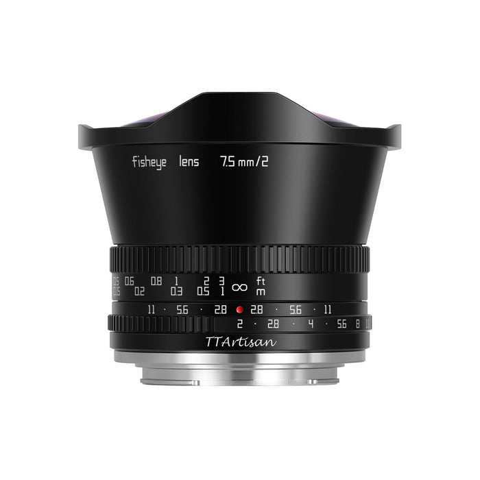 TTARTISAN 7.5mm F2 Fisheye - Fujifilm X (Black)