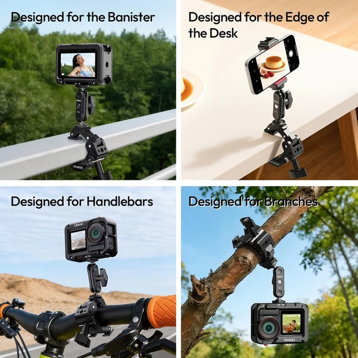 ULANZI CO78 Super Clamp Kit (Super Clamp & Magic Arm with Dual Ball Head)