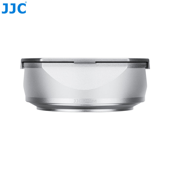 JJC Lens Hood & Filter Adapter Ring for Fujifilm X100VI (Silver)