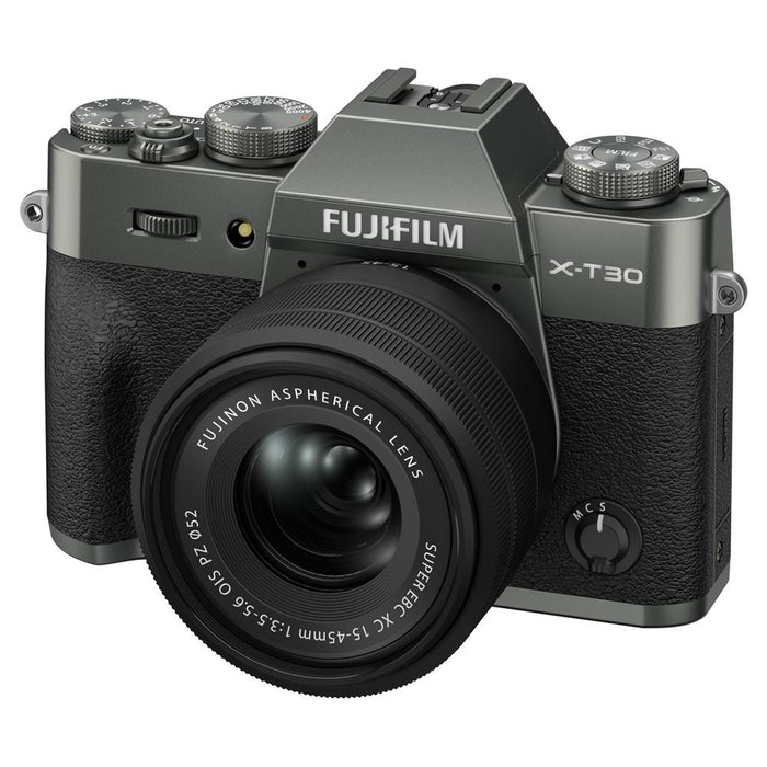 FUJIFILM X-T30 III Mirrorless Camera with 13-33mm f/3.5-6.3 Lens (Charcoal Silver)
