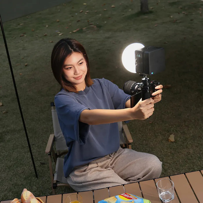 ULANZI EC65 65W Portable Bi-Color LED Video Light Set w/ Reflector, Diffuser & Optical Condenser