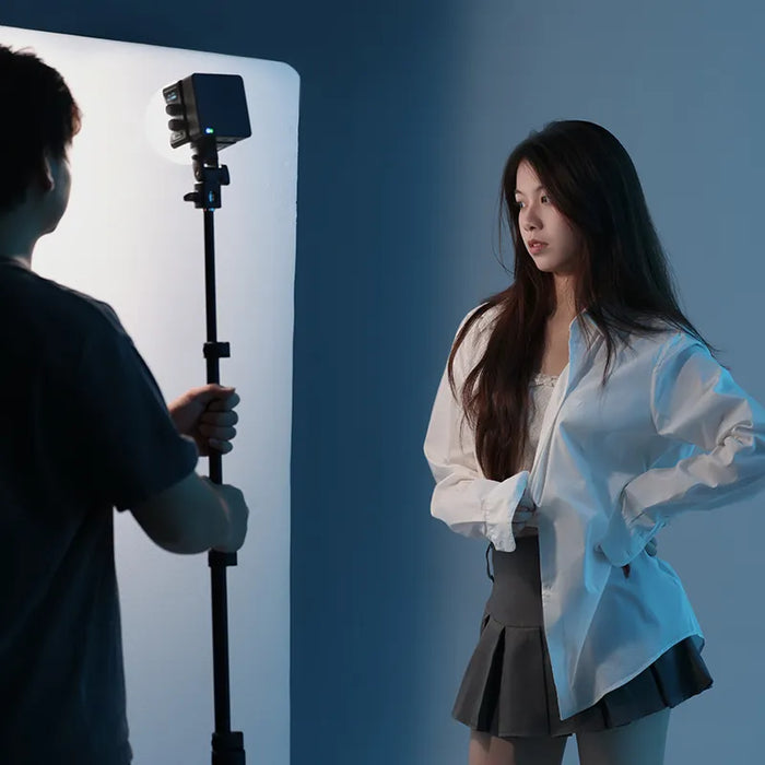 ULANZI EC65 65W Portable Bi-Color LED Video Light Set w/ Reflector, Diffuser & Optical Condenser