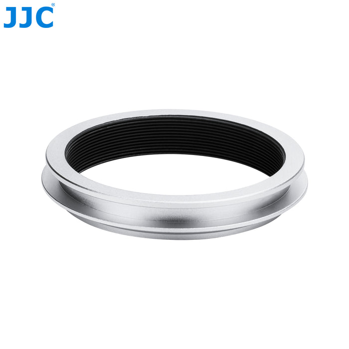 JJC Lens Hood & Filter Adapter Ring for Fujifilm X100VI (Silver)