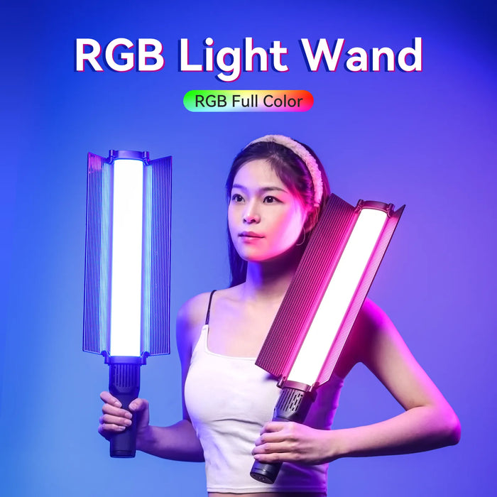 ULANZI VL360 RGB LED Light Stick - 36W, w/ Detachable Barn Door