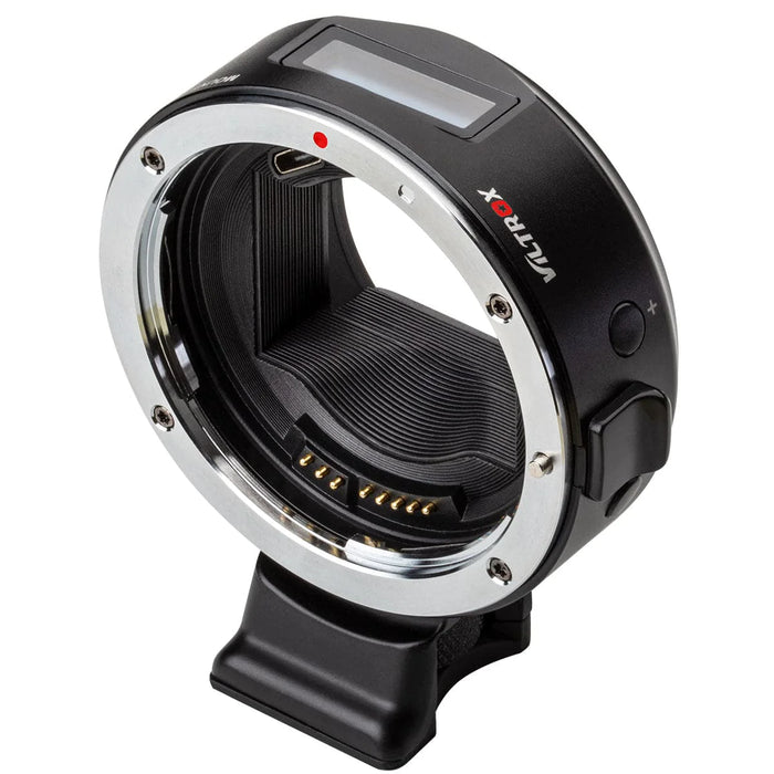 VILTROX  EF-E V (Mark 5) Lens Mount Adapter - Canon EF/ EF-S Mount Lens to Select Sony E Mount Camera (with LCD display, supports, PDAF/ CDAF, EXIF data)