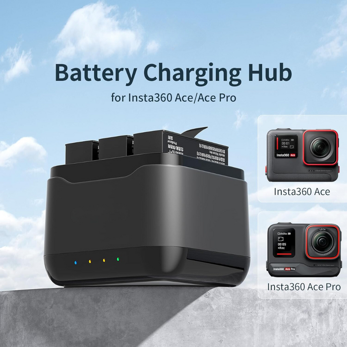 OEM (Generic) Triple Charging Hub for Insta360 Ace Pro/ Ace