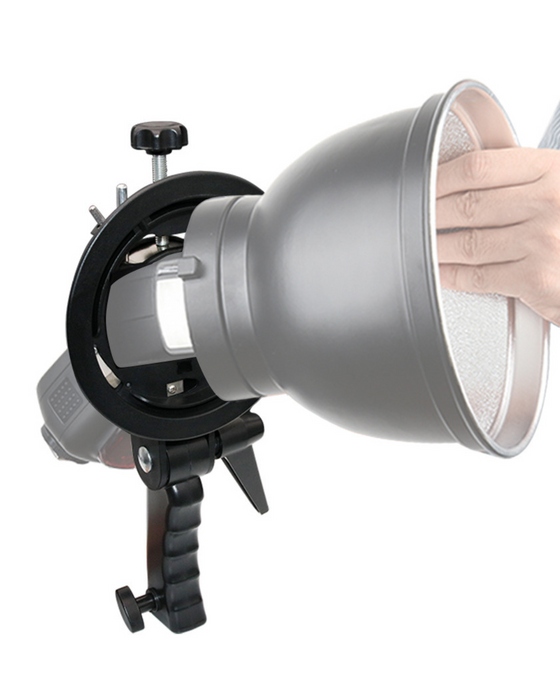 OEM (Genetic) S-Type Bowen Mount Bracket for Flat Head Flash/ Speedlight to Bowen Mount - Updated 2025