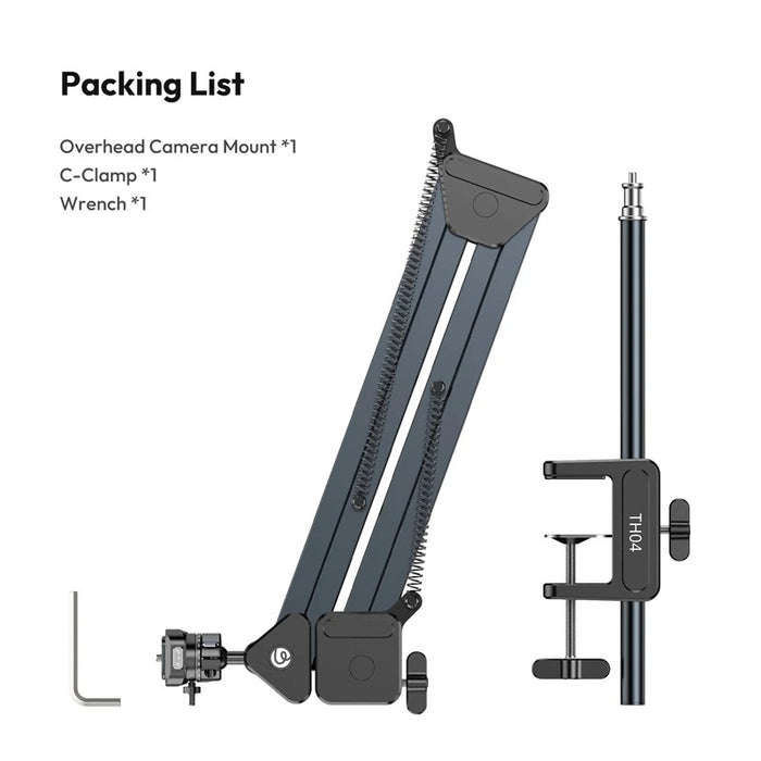 ULANZI TH04 Overhead Camera Mount (Black)