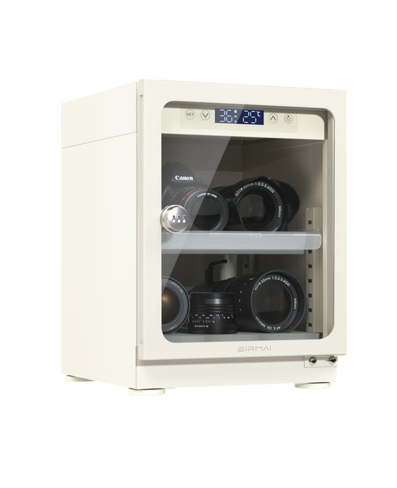 EIRMAI MRD-30M PRO 30L Dry Cabinet (White) - Automatic digital control, LCD touchscreen, LED lighting, combination lock, 5 years warranty (with conditions)