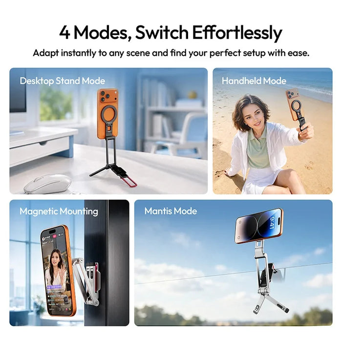 MA67 4 modes: desktop, handheld, magnetic, mantis