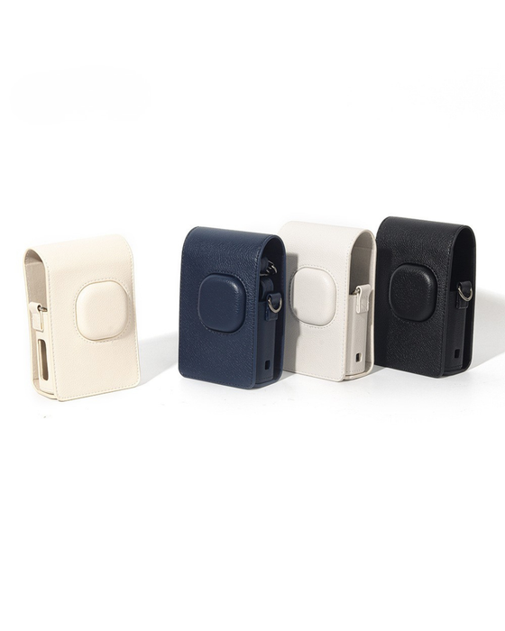 OEM (Generic) Faux Leather Case for Fujifilm Instax Mini LiPlay+ (Beige)