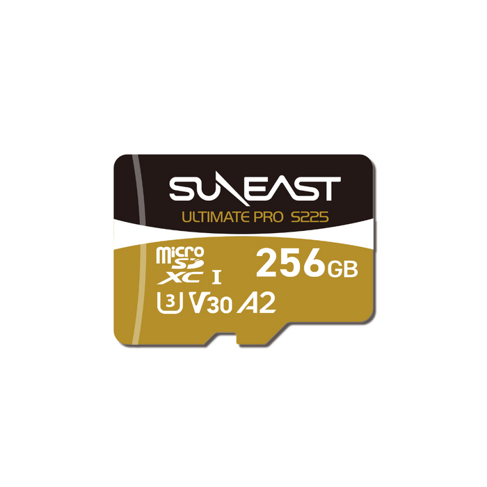 SUNEAST Ultimate PRO DDR225 Series V30 microSD Card - 256GB