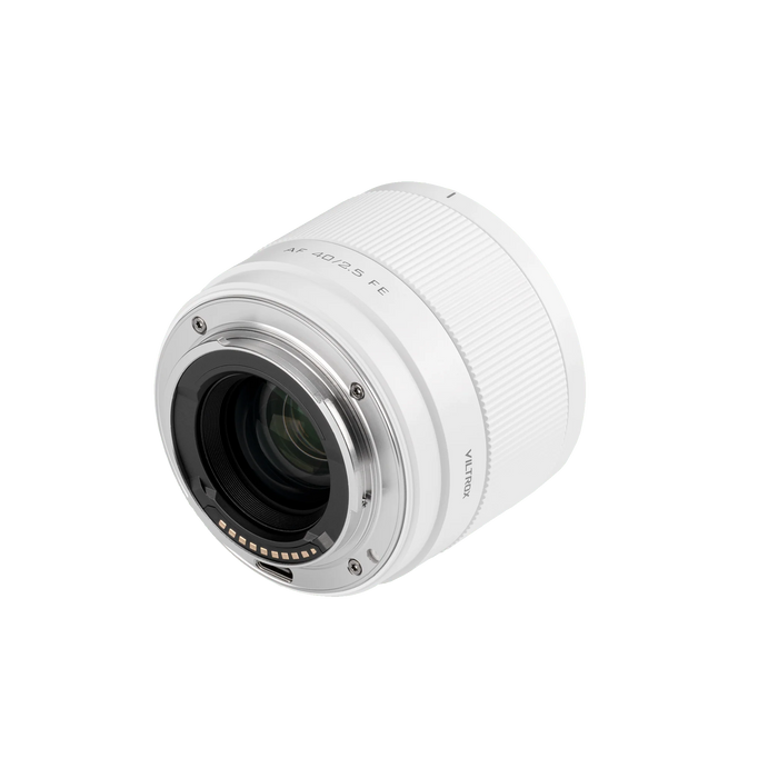 VILTROX AF 40mm f/2.5 FE Lens for Sony E Mount (White)