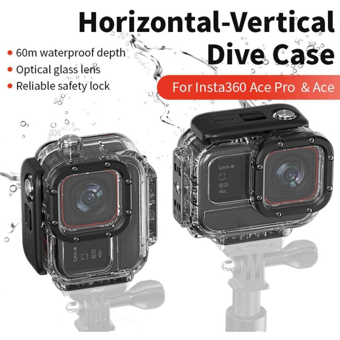 LICHIFIT 45M / 147.64FT Wasserdichtes Gehäuse für Insta360 ACE Pro 2 LICHIFIT 45M / 147.64FT Wasserdichtes Gehäuse für Insta360 ACE Pro 2