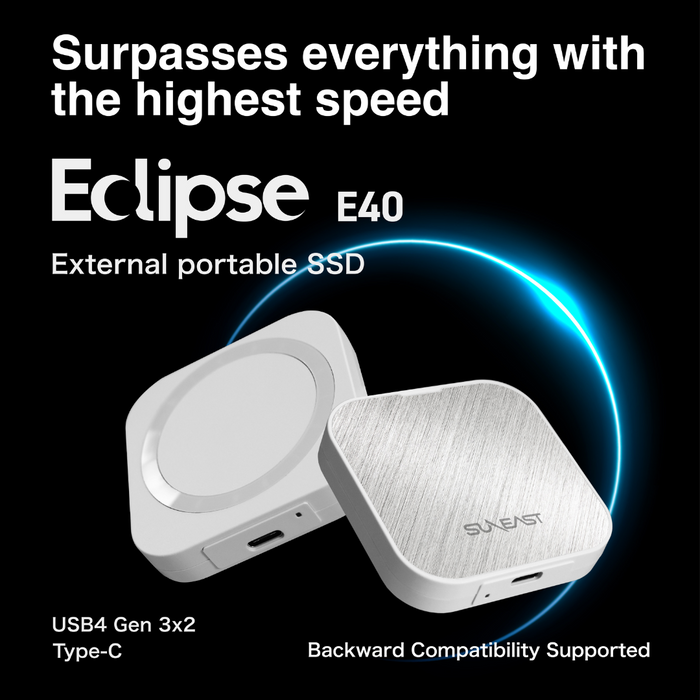 SUNEAST Ecolipse Series MagSafe Portable SSD - 1 TB
