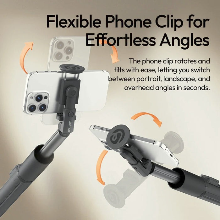 ULANZI MT86 Automatic Phone Tripod - Phone Clamp (Black)
