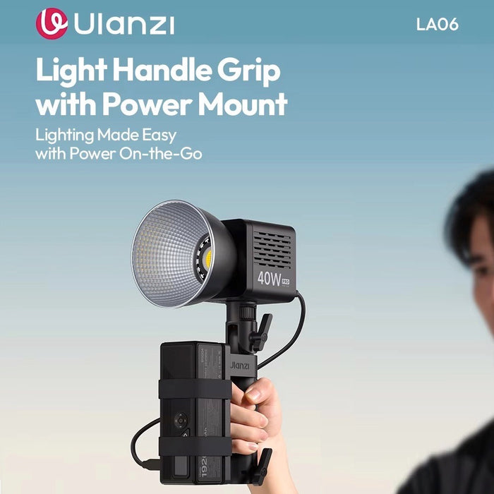 ULANZI LA06 Light Grip Handle with PowerBank Plate