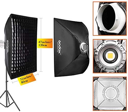 GODOX Rectangular Softbox - 80cm x 120cm (with grid)