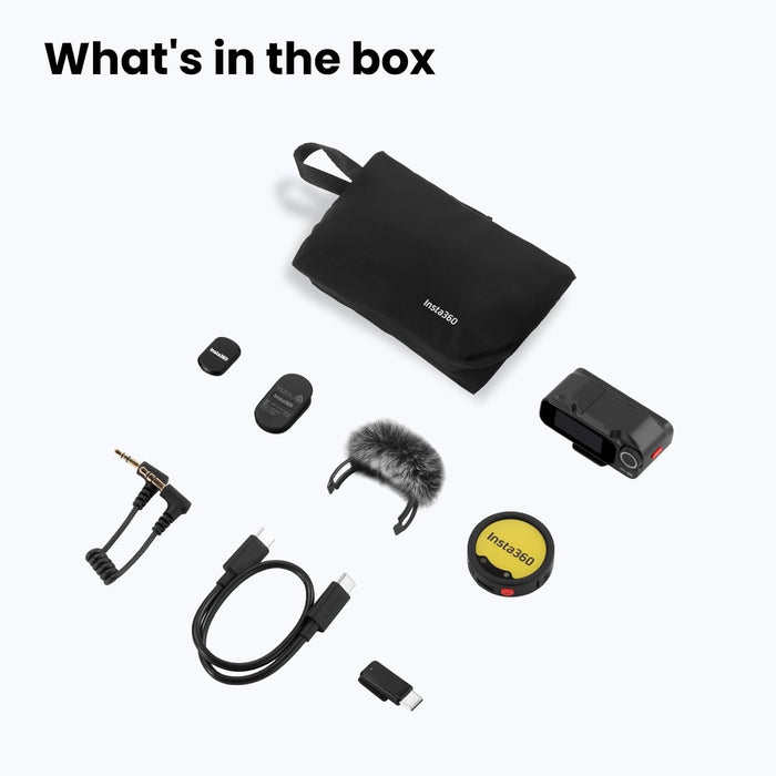 INSTA360 Mic Pro Single (1 TX + 1 RX) (Black)