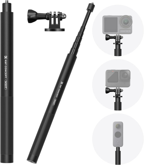 K&F Concept MS07 Invisible Selfie Stick (153cm)