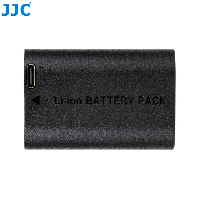 JJC Replacement Battery for CANON LP-E6P with USB-C Charging (compatible with For Canon EOS R5 / R5 II / R6 / R6 II / R7)