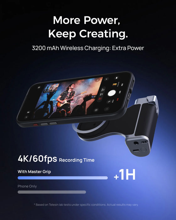 TELESIN Master Grip + Phone Case Kit for iPhone 18 Pro