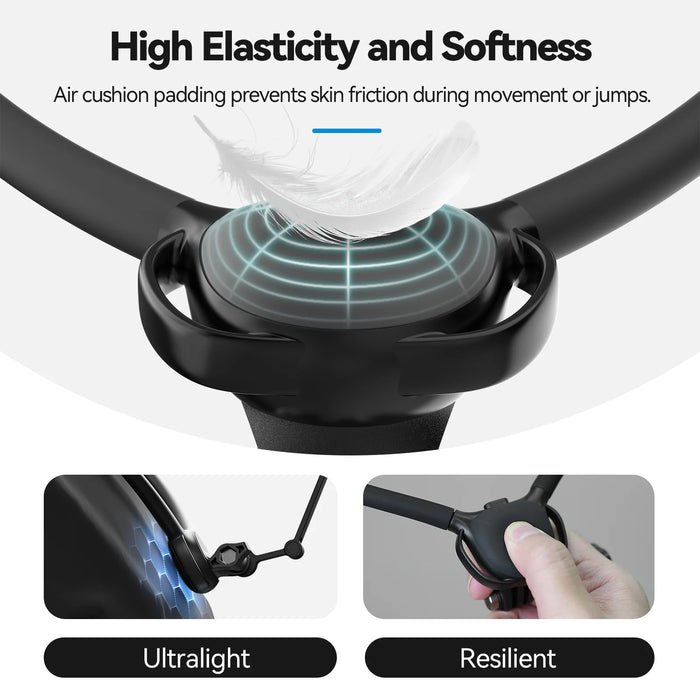 TELESIN Action Camera Neck Holder SE 2.0 w/ 3-Prong Mount) + Magnetic (MagSafe) Phone Mount (Black)