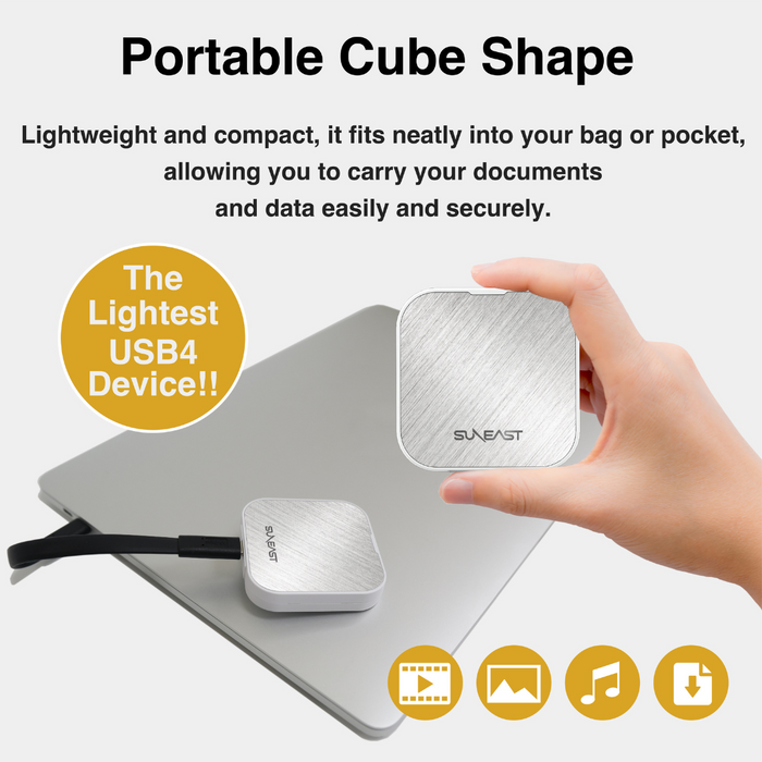 SUNEAST Ecolipse Series MagSafe Portable SSD - 1 TB