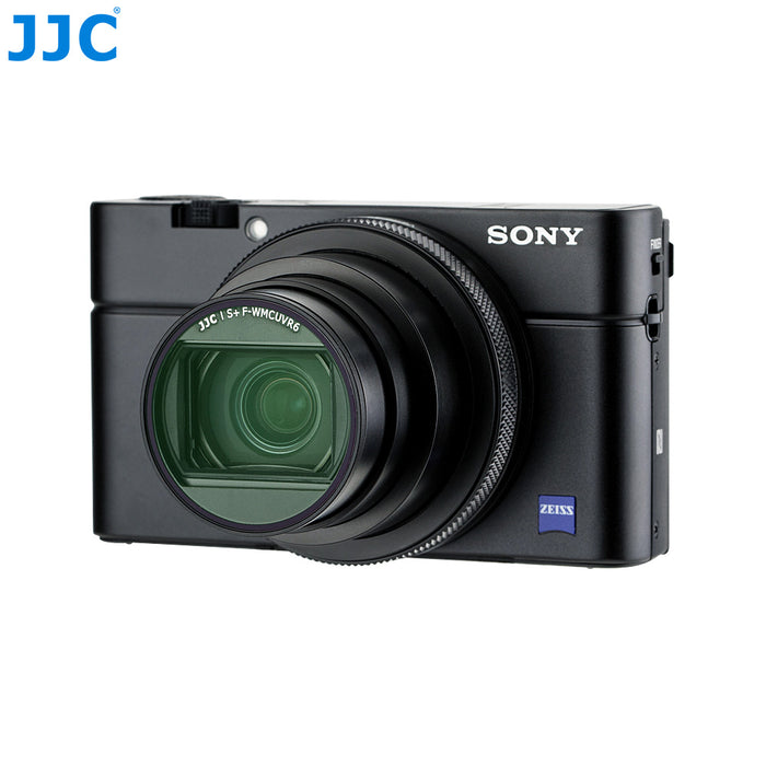 JJC F-WMCUVR6 L39 Ultra Slim Multi-Coated UV Filter for Sony ZV-1, RX100 V/VI/VII and Canon G7X Mark II/III, G5X Mark II