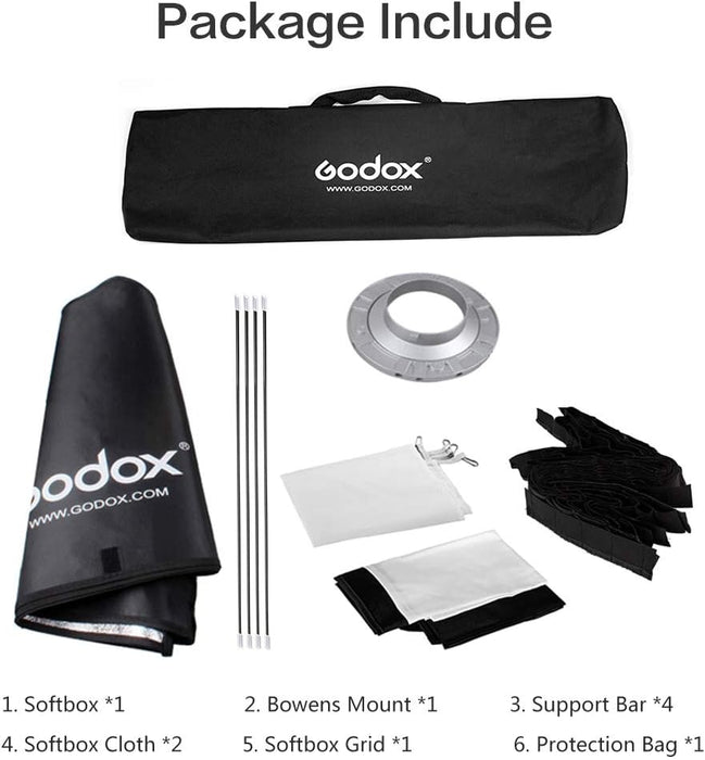 GODOX Rectangular Softbox - 50cm x 130cm (with grid)