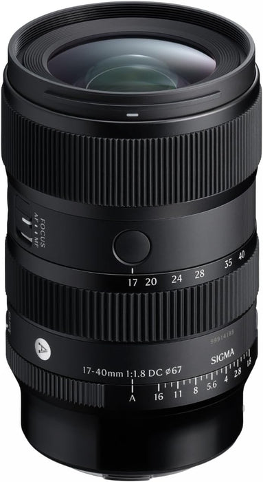 SIGMA 17-40mm f/1.8 DC Art Lens for Canon RF Mount