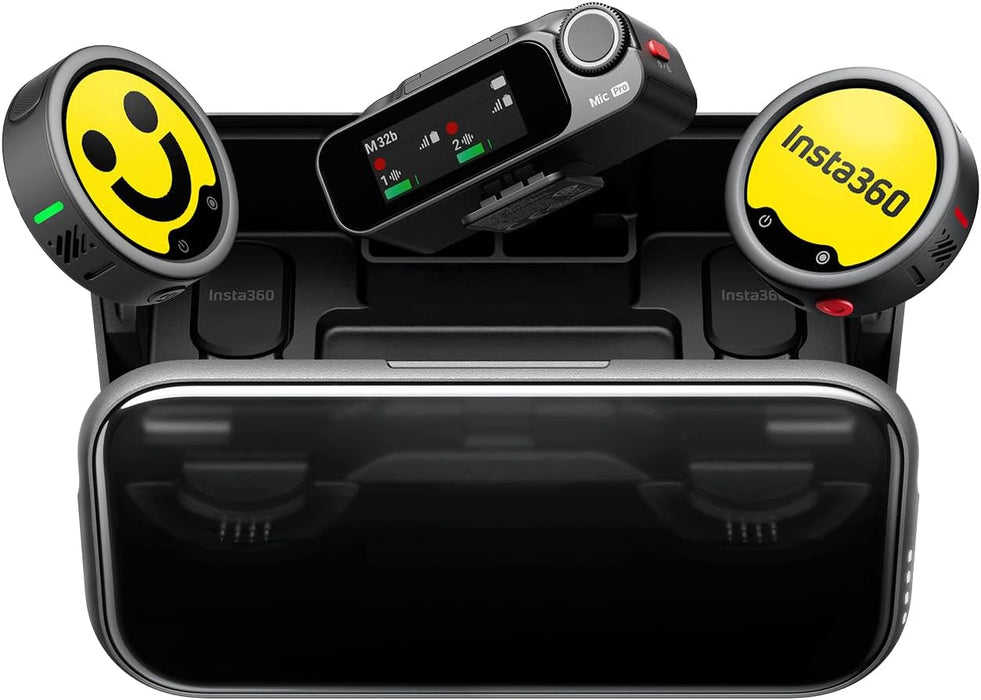 INSTA360 Mic Pro Double (2 TX + 1 RX) (Black)