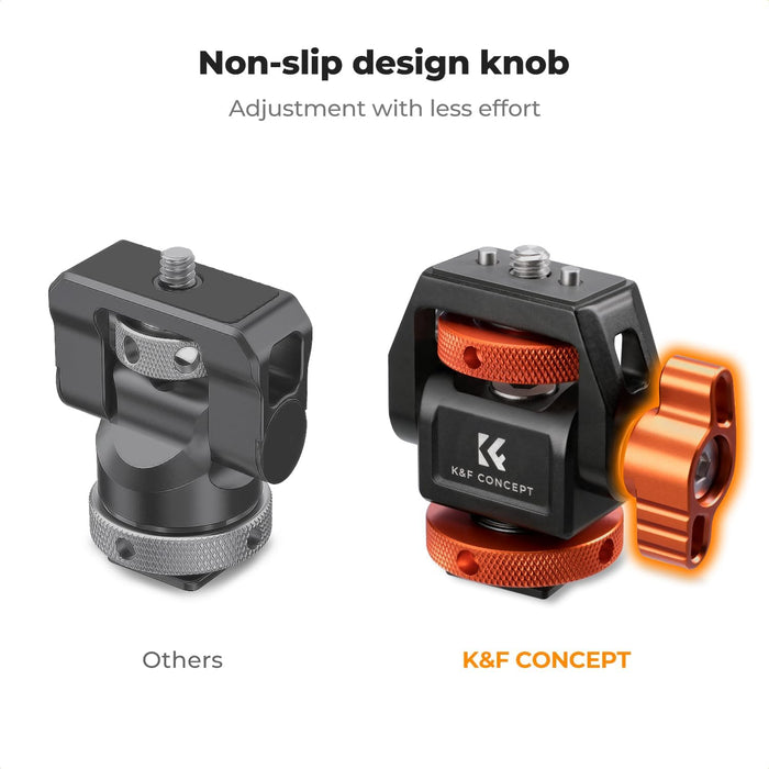 K&F CONCEPT MS42 Swivel & Tilt Camera Monitor Mount