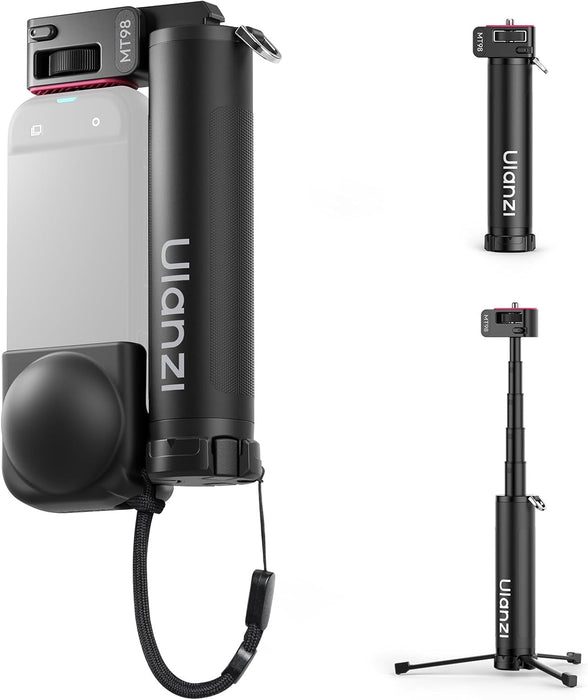 ULANZI MT98 Foldable Selfie Stick for Insta360 X Series 360 Camera