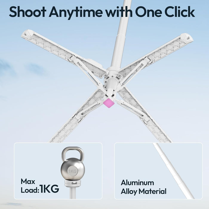 ULANZI MT85 Automatic Phone Tripod - MagSafe (White)