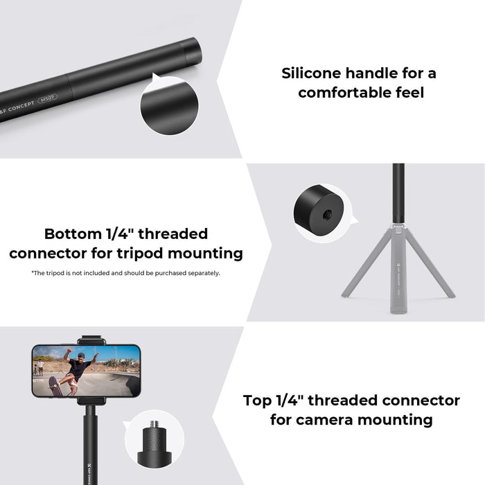 K&F Concept MS07 Invisible Selfie Stick (153cm)